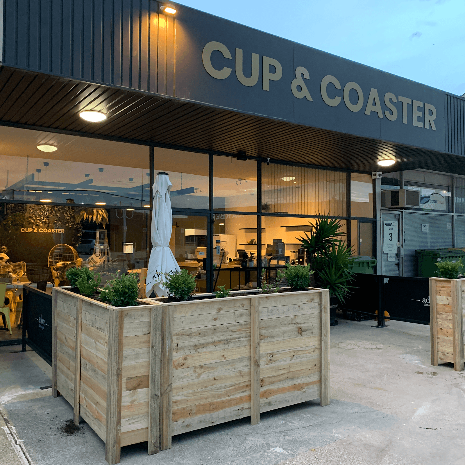 Cup & Coaster — Fyshwick, Canberra