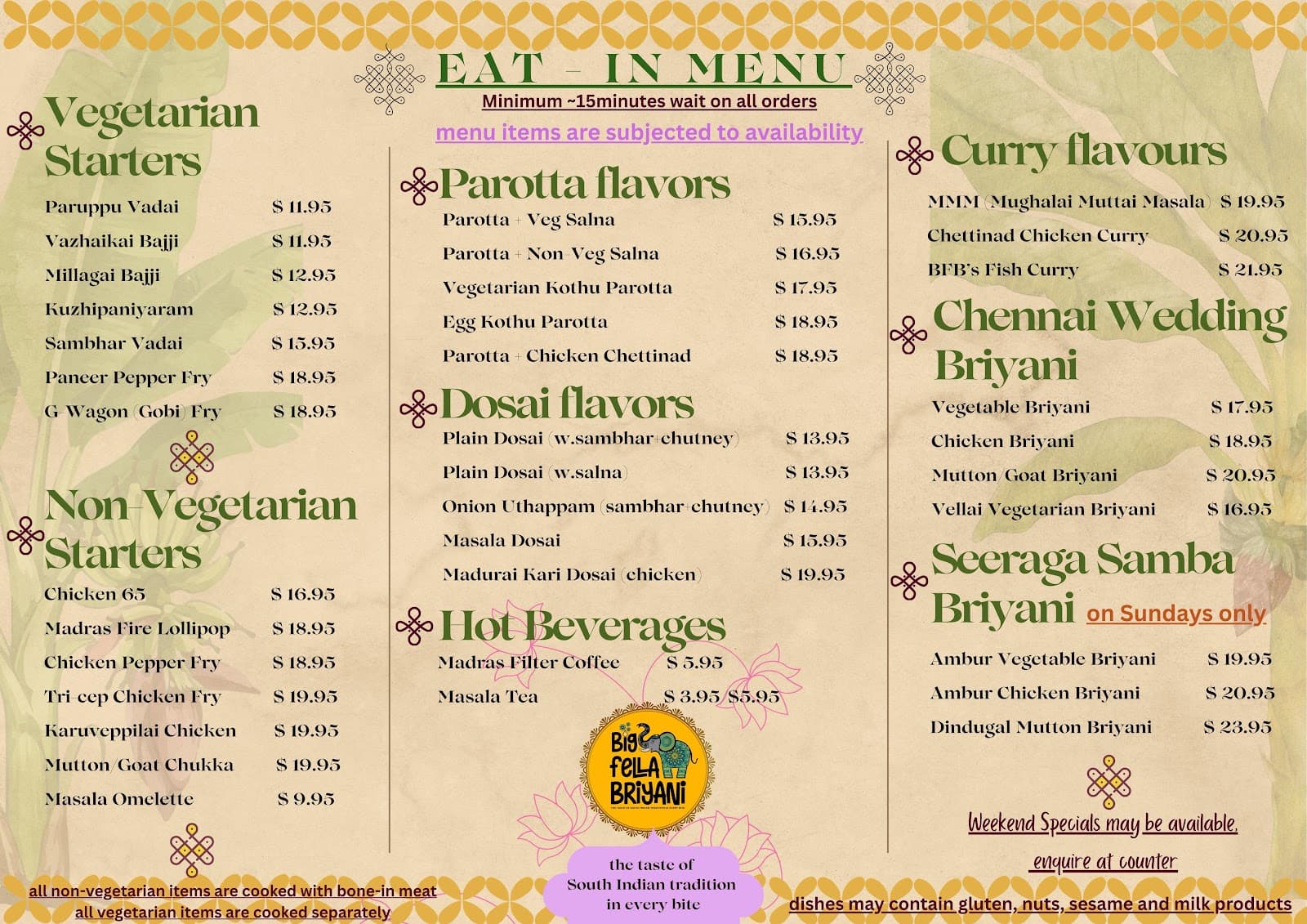 Big Fella Briyani — Gungahlin, Canberra