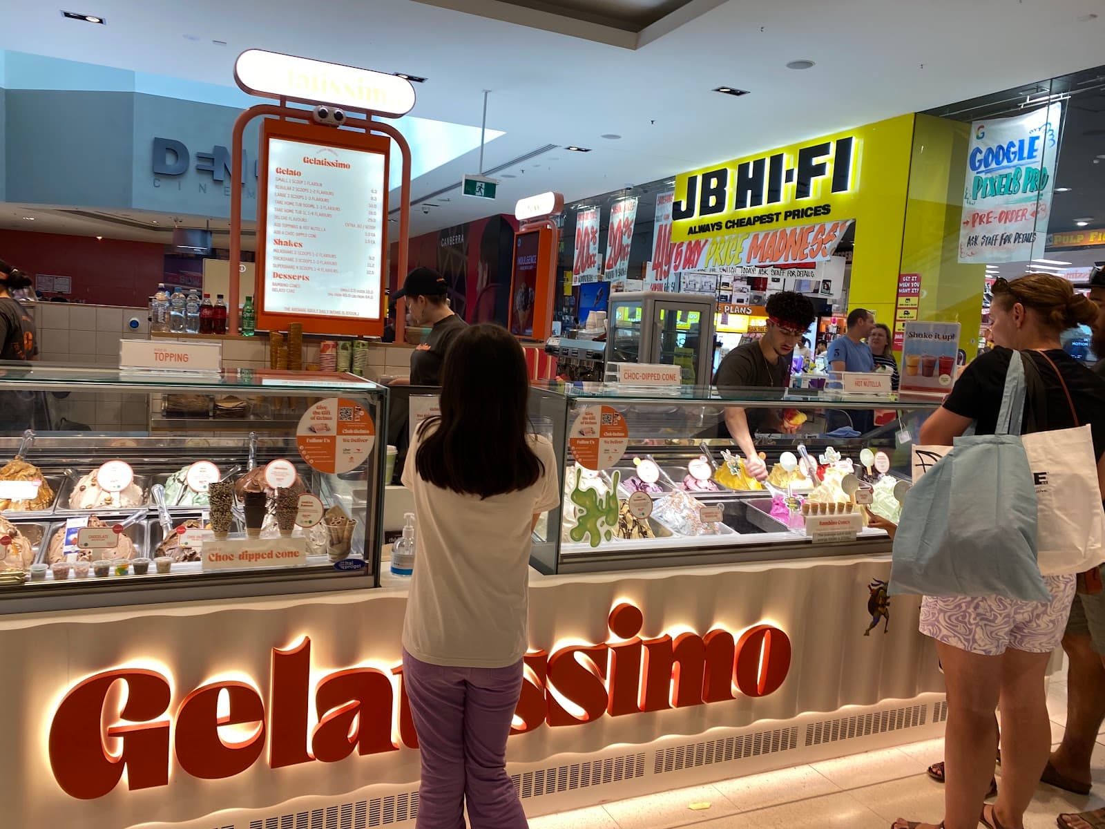Gelatissimo Canberra Centre — Barton, Canberra