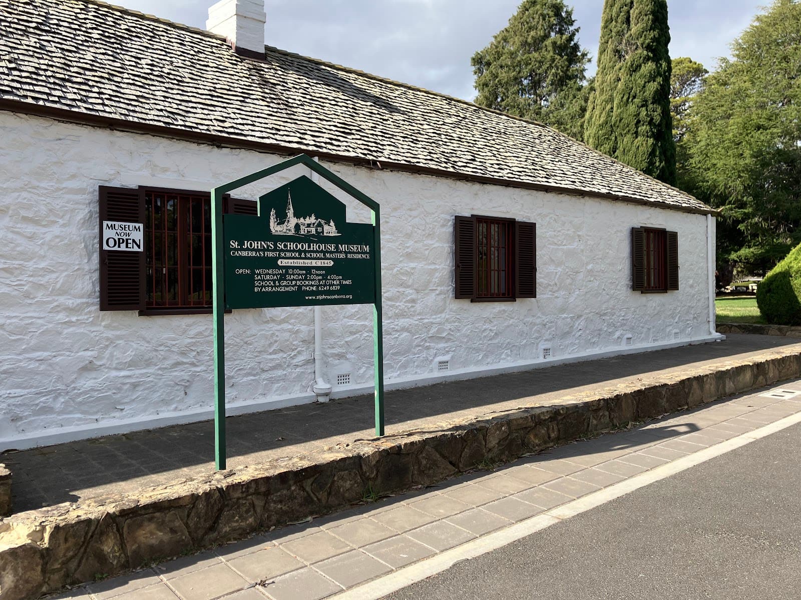 St John's Schoolhouse Museum — Fyshwick, Canberra