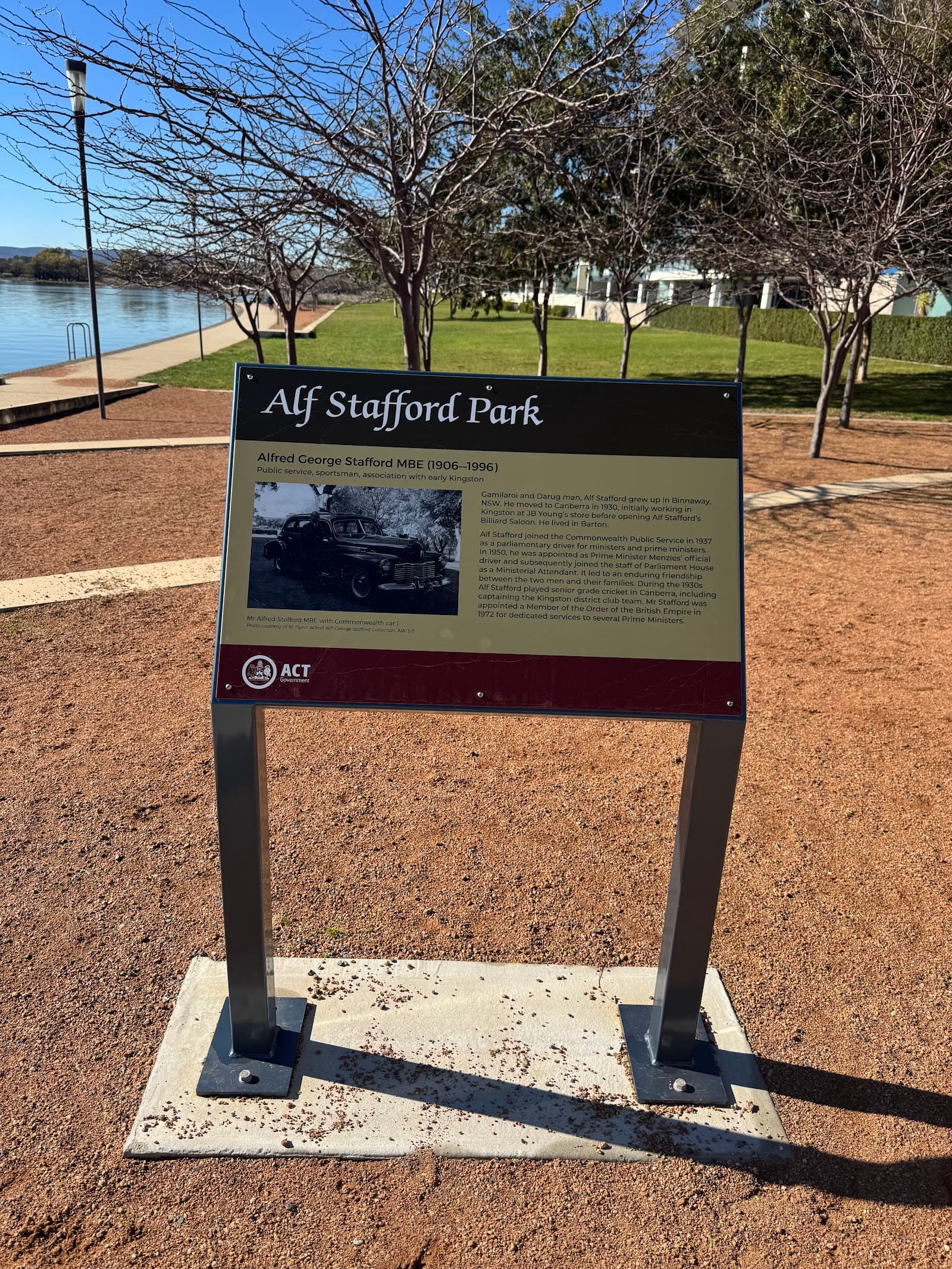 Alf Stafford Park — Kingston, Canberra