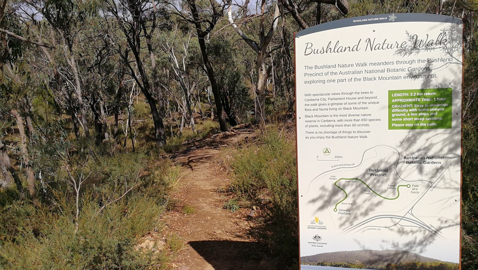 Bushland Nature Walk — Fyshwick, Canberra
