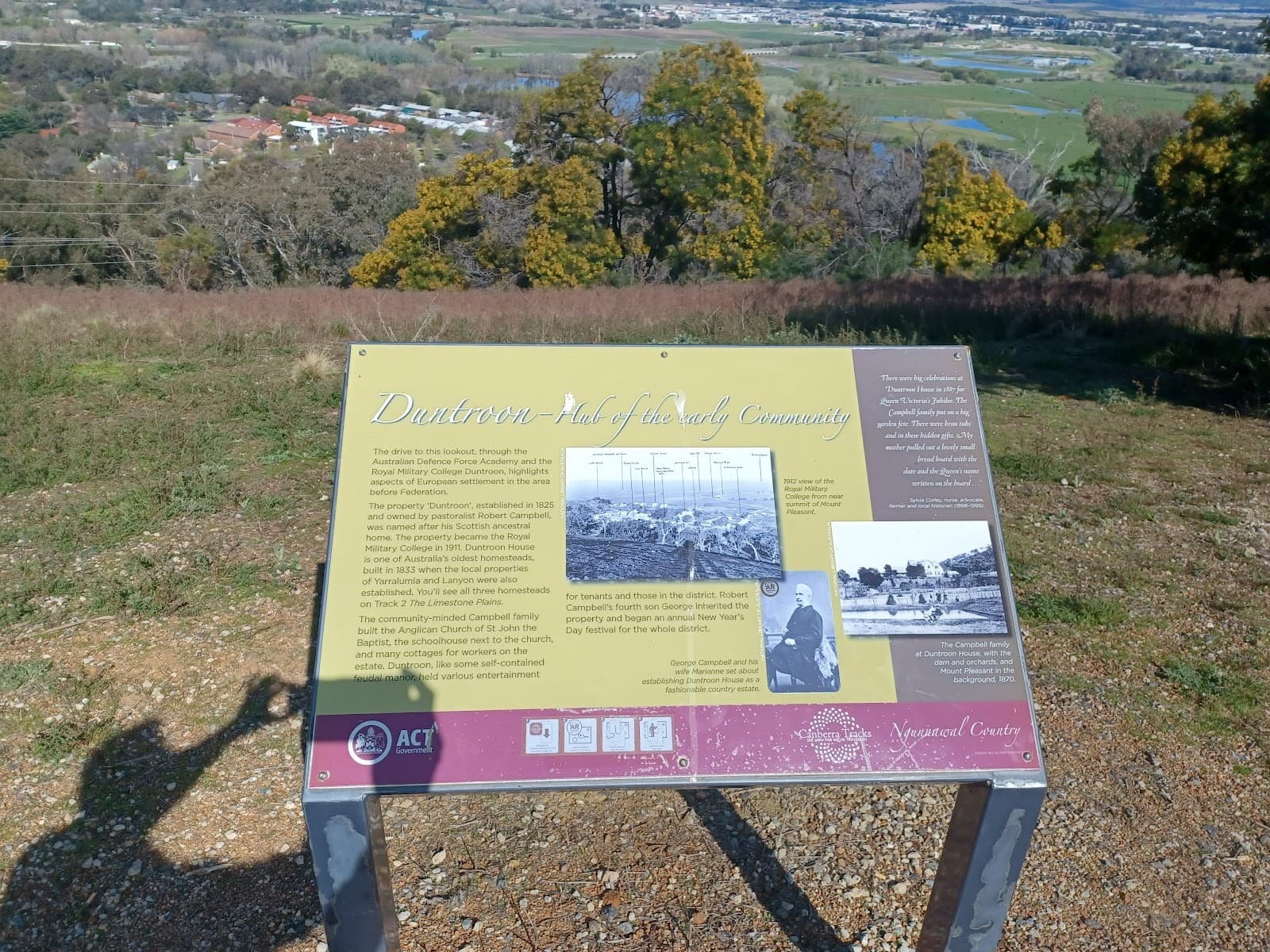 Mount Pleasant Lookout — Gungahlin, Canberra