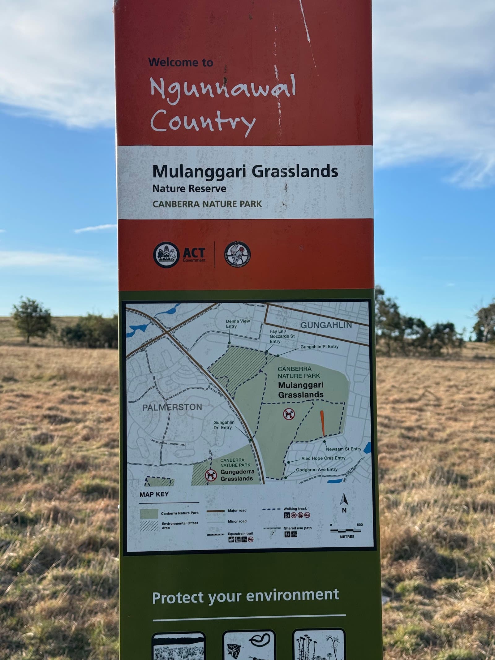 Mulanggari Grasslands Nature Reserve — Gungahlin, Canberra