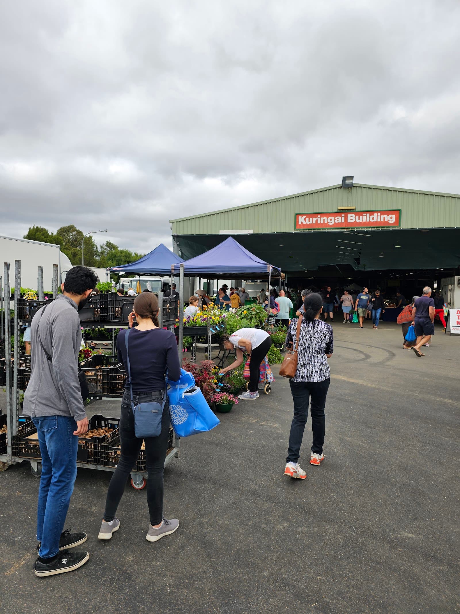 Saturday Farmers Market Parking Entrance — Gungahlin, Canberra