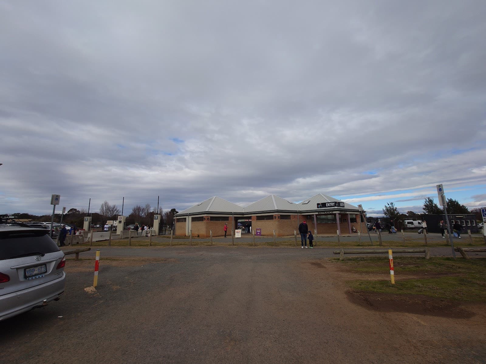 Saturday Farmers Market Parking Entrance — Gungahlin, Canberra