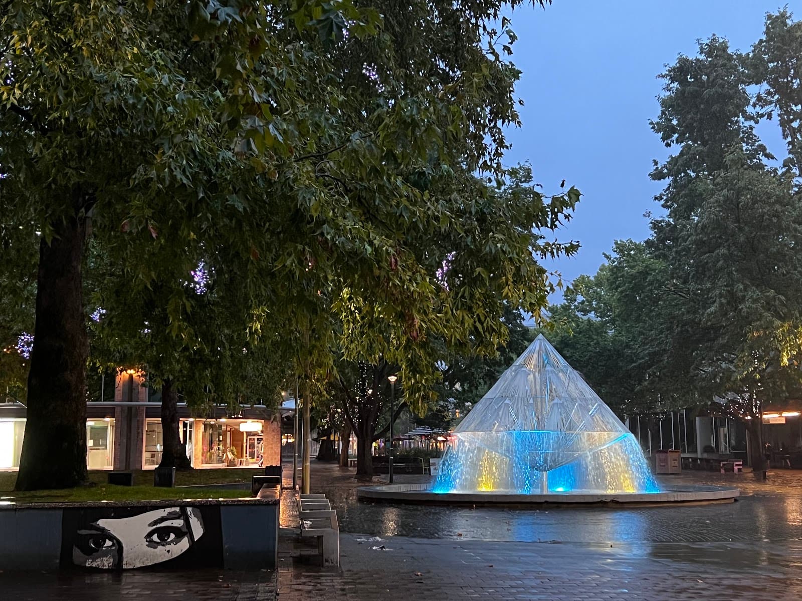 Canberra Times Fountain — Fyshwick, Canberra