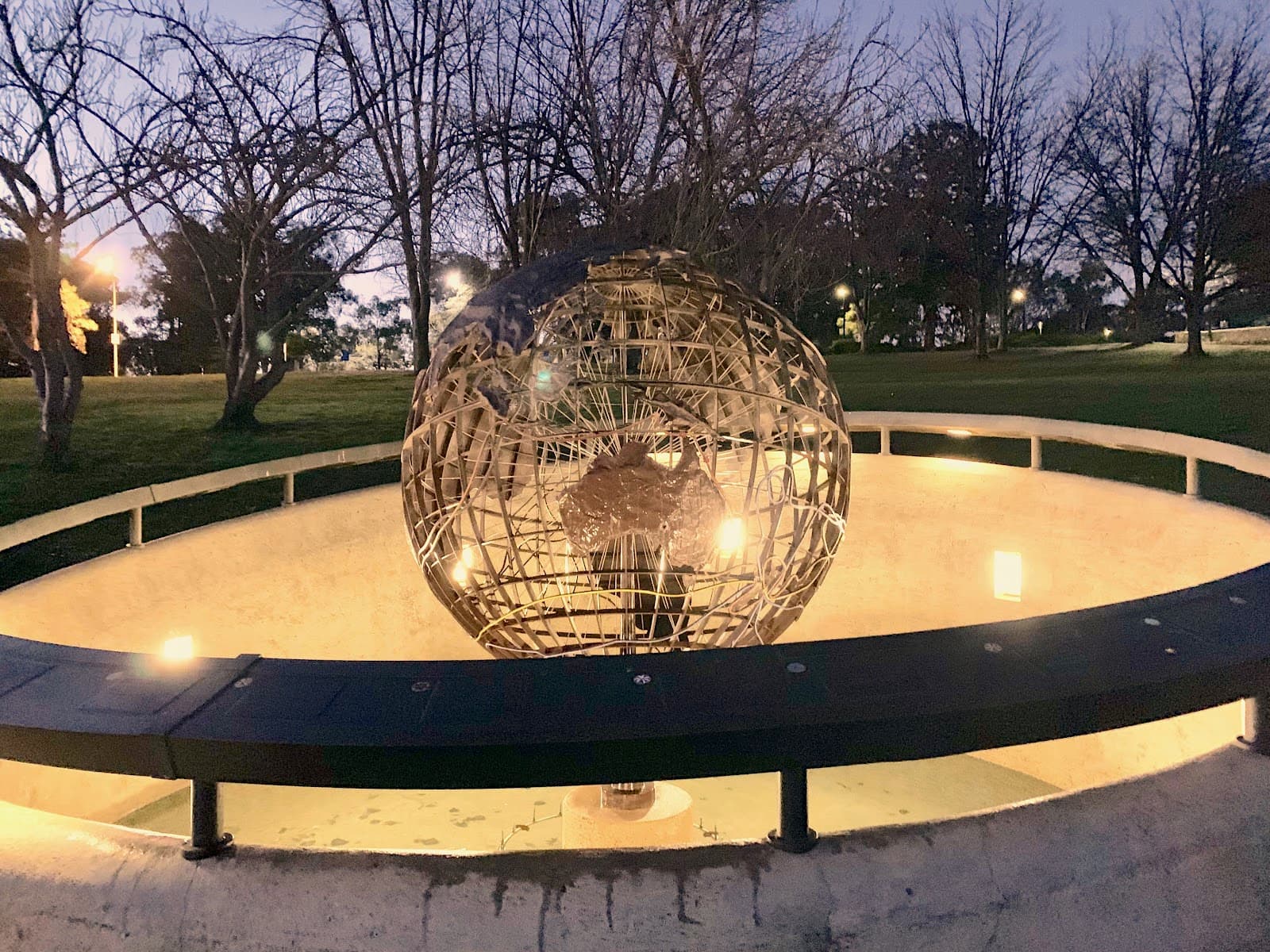 Captain Cook Memorial Globe — Tuggeranong, Canberra
