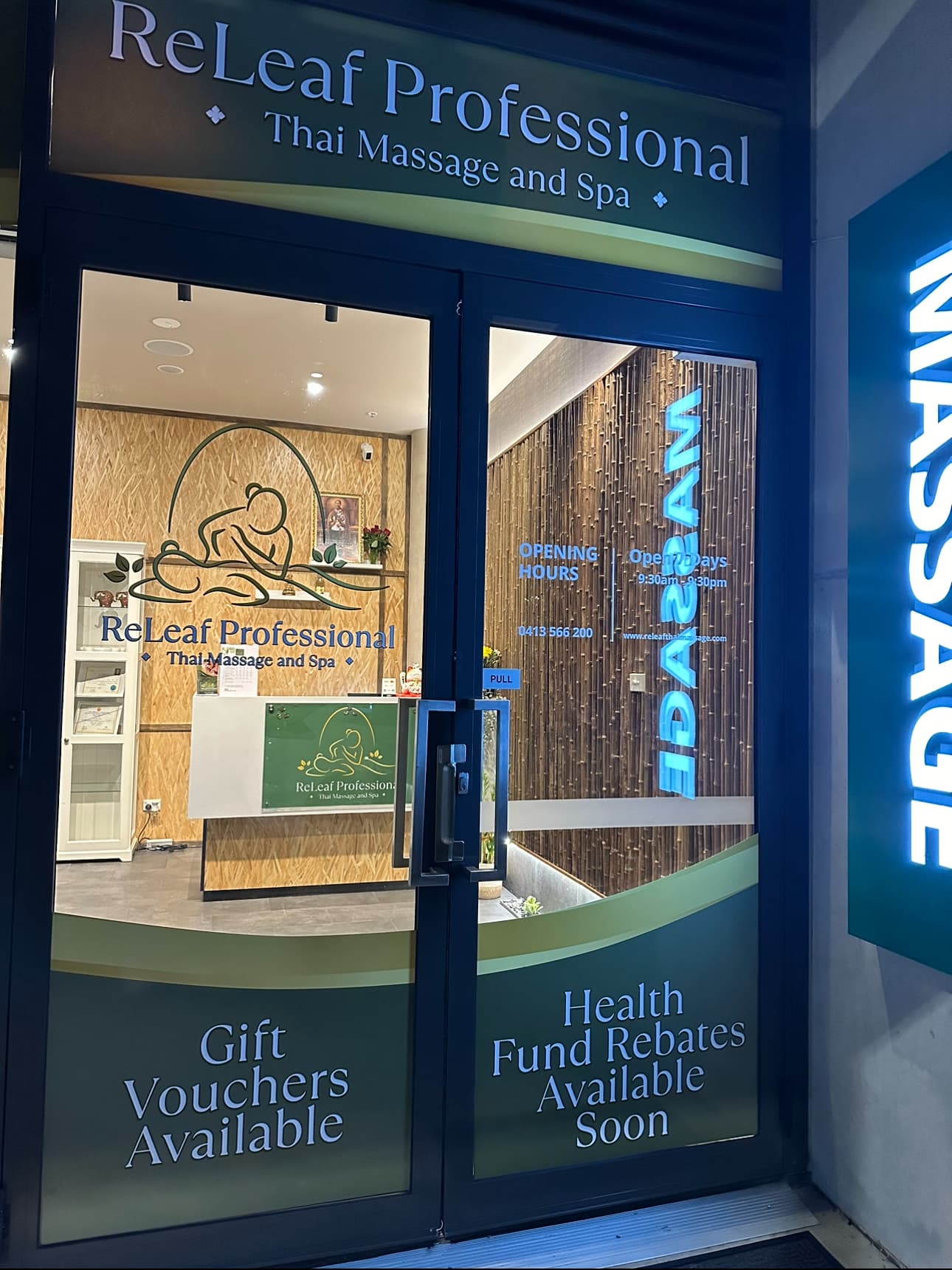 ReLeaf Professional Thai Massage and Spa — Kingston, Canberra